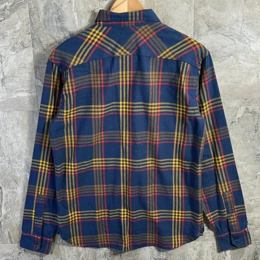 Levis Mens retro Plaid Flannel Western‎ Button Down Shirt Size S #flannel #90s